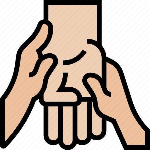 Hand, massage, fingers, palm, care icon - Download on Iconfinder