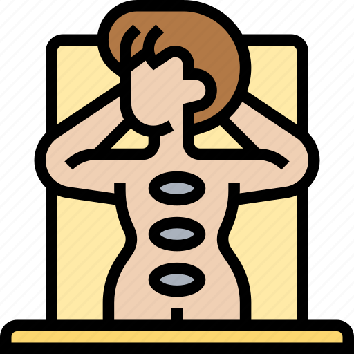 Stone, massage, hot, spa, pampering icon - Download on Iconfinder