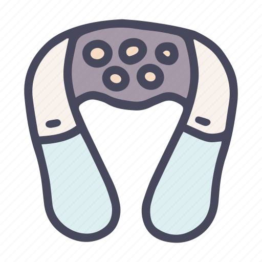 Massager, neck, shoulder, care, treatment, recovery, relax icon - Download on Iconfinder