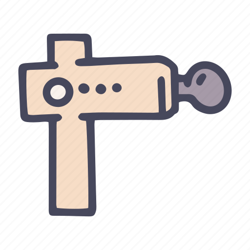 Massager, spa, gun, muscle, gym icon - Download on Iconfinder