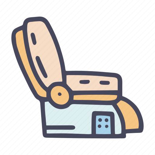 Massager, chair, relaxation, seat, treatment, care, body icon - Download on Iconfinder