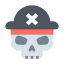 halloween, pirate, skull 