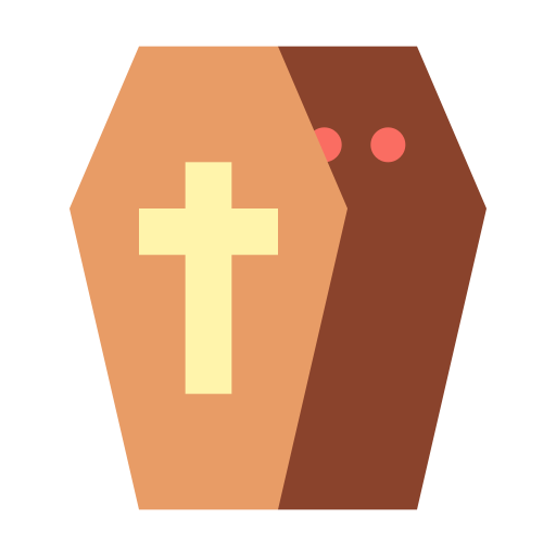 Casket, coffin, halloween, tomb icon - Free download