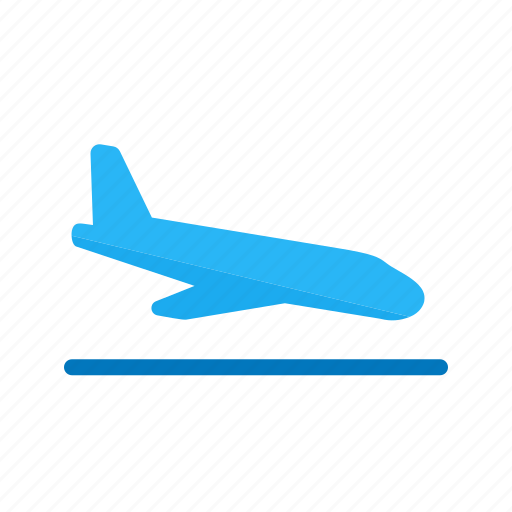 Aircraft, airplane, airport, flight, plane, runway, travel icon - Download on Iconfinder