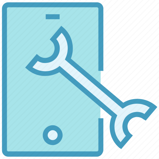 Interface, mobile, mobile repair, mobile setting, technology, wrench icon - Download on Iconfinder