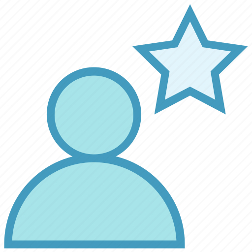 Employee, favorite, human, people, person, star, user icon - Download on Iconfinder