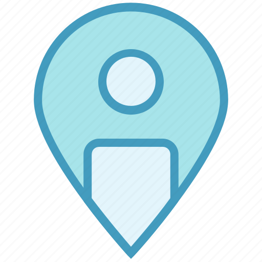Gps, location, map, navigation, pin, point, user icon - Download on Iconfinder