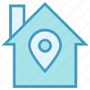 building, gps, home, house, location, navigation, property
