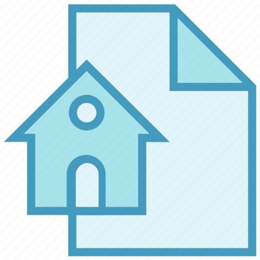 Advertisement, contract, document, house, page, paper, real estate icon - Download on Iconfinder