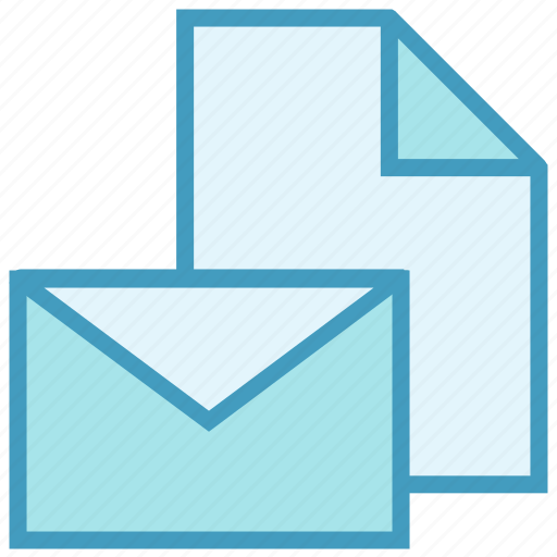 Document, envelope, letter, mail, page, paper, text icon - Download on Iconfinder