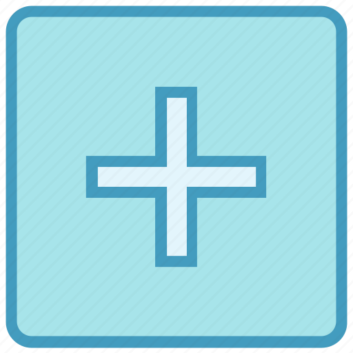 Add, button, copy, hospital, plus, square, web icon - Download on Iconfinder
