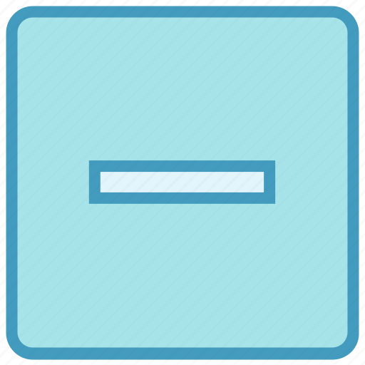 Collapse, delete, minus, minus square, remove, square icon - Download on Iconfinder