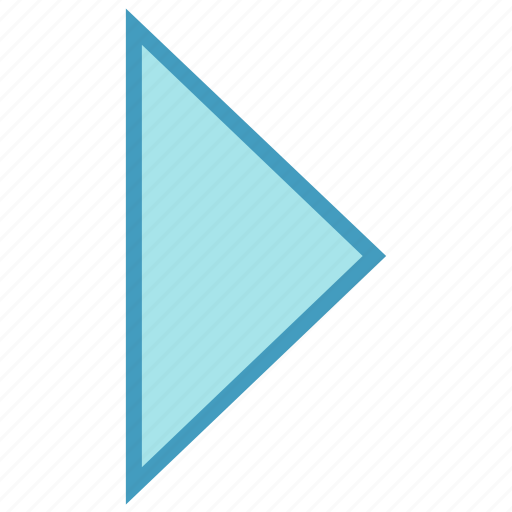 Arrow, media, play, pointer, right, triangle icon - Download on Iconfinder