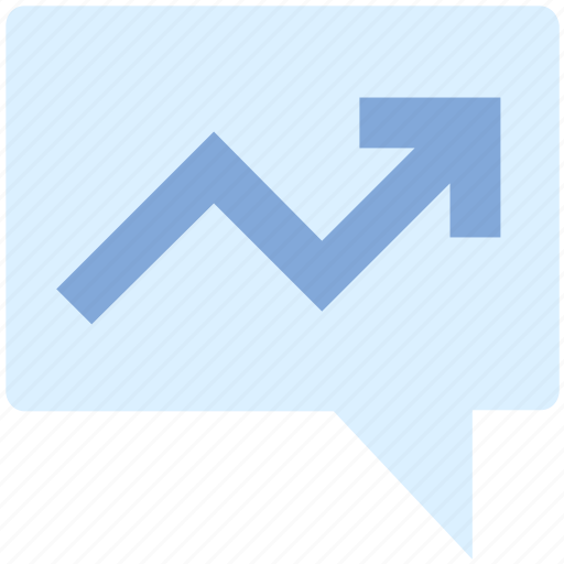 Chat, comment, conversation, graph, message, sms, up arrow icon - Download on Iconfinder