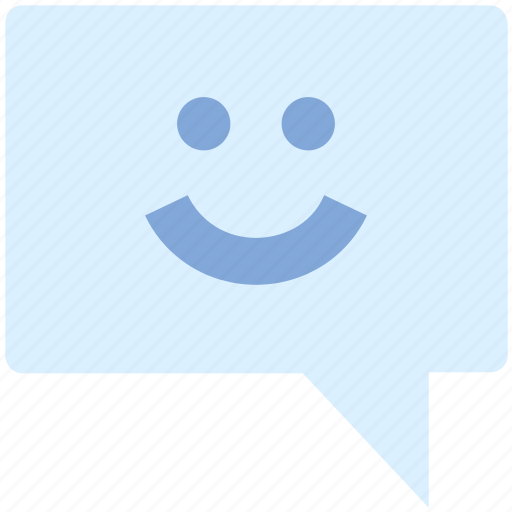 Chat, comment, conversation, happy, message, smile, sms icon - Download on Iconfinder