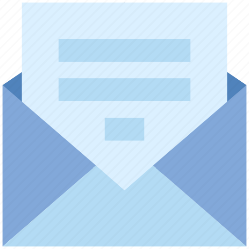 Email, envelope, letter, mail, message, opened, paper icon - Download on Iconfinder