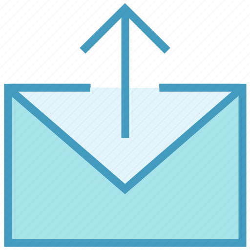 Email, envelope, letter, mail, message, send, up arrow icon - Download on Iconfinder