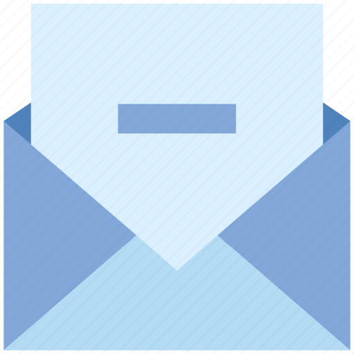 Delete, email, envelope, letter, mail, message, minus icon - Download on Iconfinder