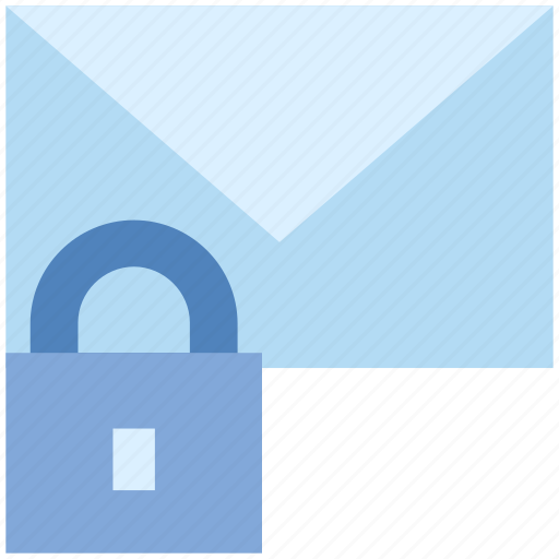Email, envelope, letter, lock, mail, message, security icon - Download on Iconfinder