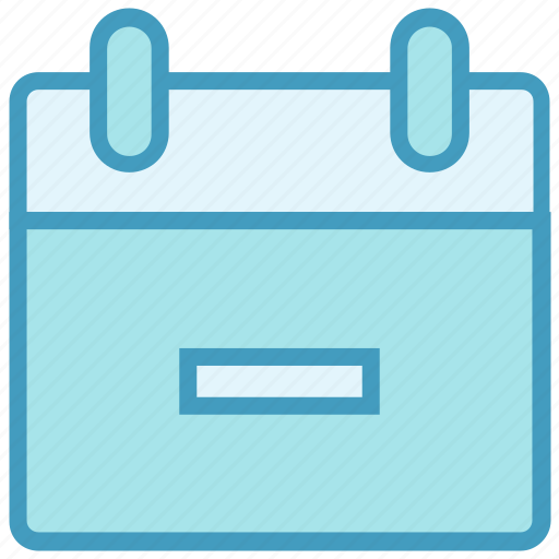 Agenda, appointment, calendar, date, material, minus, schedule icon - Download on Iconfinder