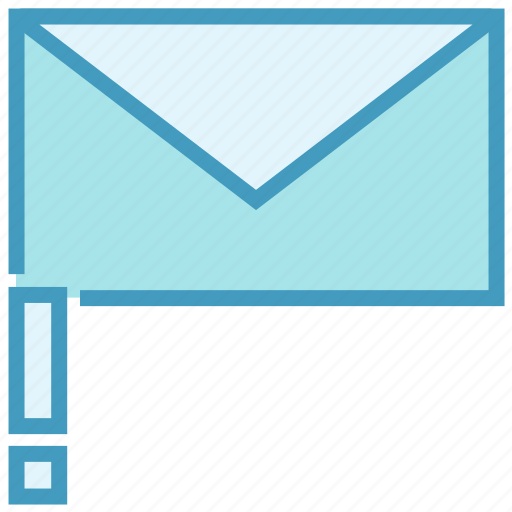 Email, envelope, exclamation mark, help, letter, mail, message icon - Download on Iconfinder