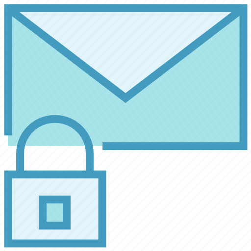 Email, envelope, letter, lock, mail, message, security icon - Download on Iconfinder