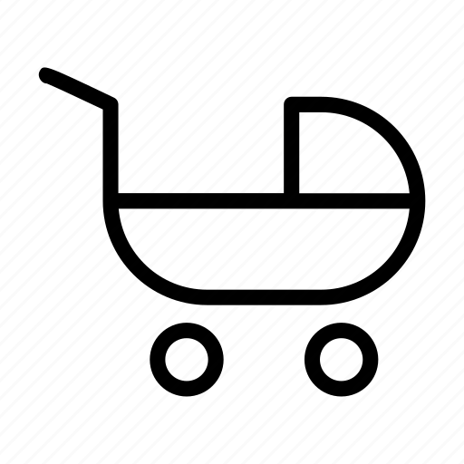 Pram, trolley, child, baby, carriage icon - Download on Iconfinder
