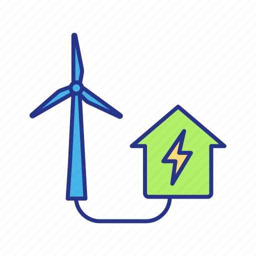Electricity, energy, green, home, windmill icon - Download on Iconfinder