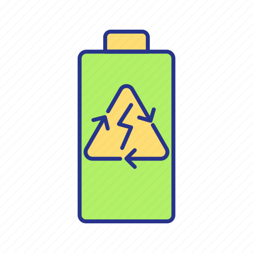 Battery, charge, electricity, recycle icon - Download on Iconfinder