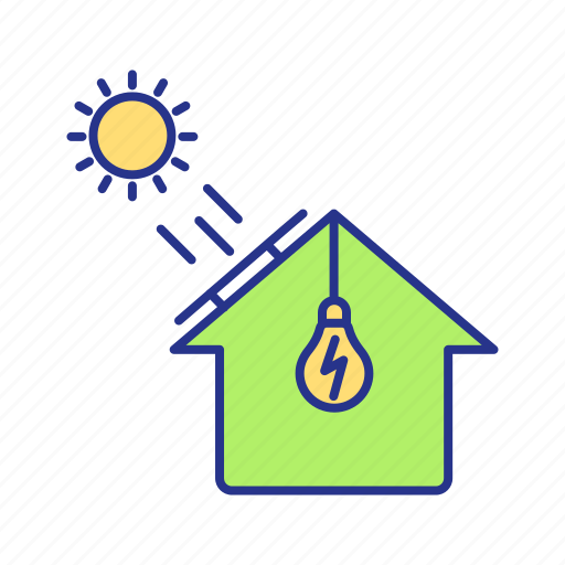 Electricity, energy, green, home, solar panel icon - Download on Iconfinder