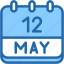 calendar, may, twelve, date, monthly, time, and, month, schedule 