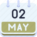 calendar, may, two, date, monthly, time, and, month, schedule