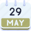 calendar, may, twenty, nine, date, monthly, time, month, schedule 