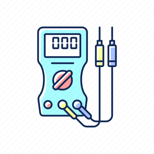 Ammeter, voltmeter, voltage, resistance icon - Download on Iconfinder