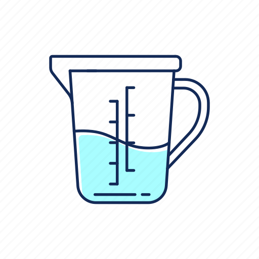 Measuring cup, kitchenware, beaker, jug icon - Download on Iconfinder