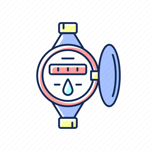 Water meter, counter, gauge, scale icon - Download on Iconfinder