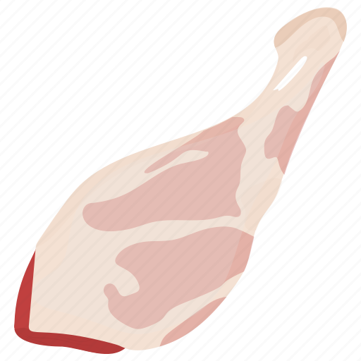 Fresh meat, gigot, lamb leg, meat, mutton icon - Download on Iconfinder