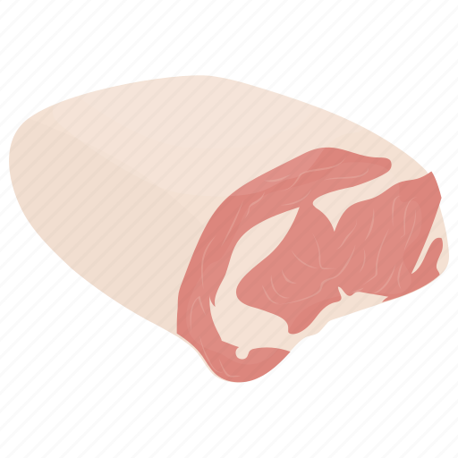 Fresh meat, meat, meat cut, raw meat, short loin icon - Download on Iconfinder