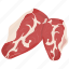 beef, fresh meat, loin steak, meat, meat cut 