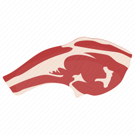 Fresh meat, lamb chop, meat cut, mutton, prime rib, rib chop icon - Download on Iconfinder