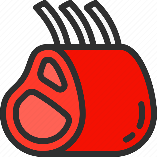 Food, fresh, meat, part, ribs icon - Download on Iconfinder