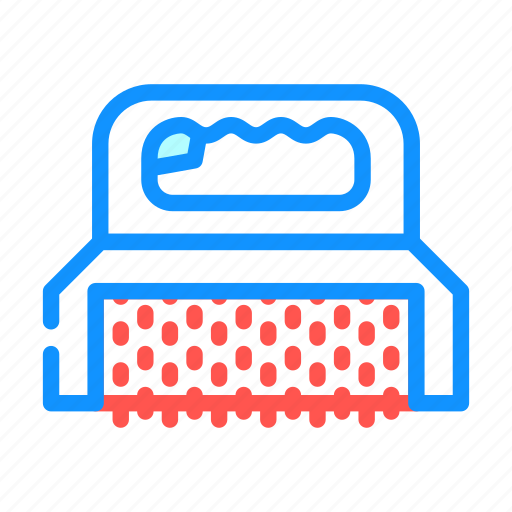 Manual, skinning, machine, meat, factory, production icon - Download on Iconfinder