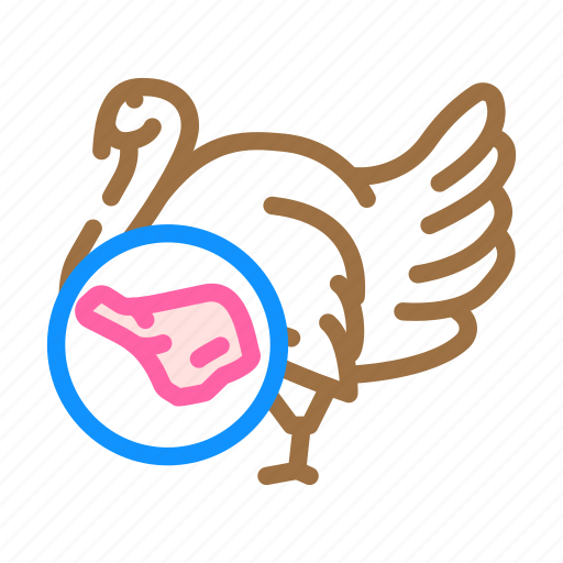 Turkey, meat, food, domestic, animal, rabbit icon - Download on Iconfinder