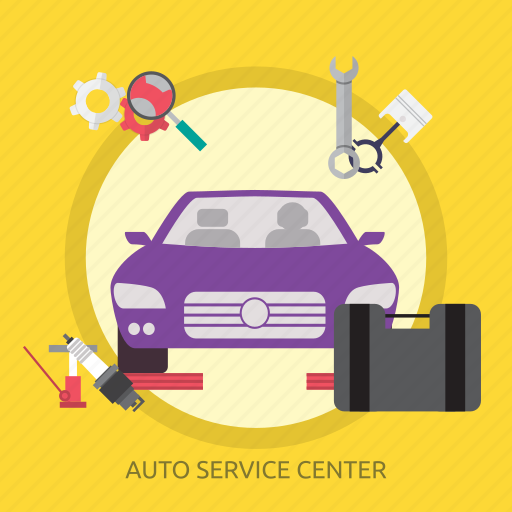 Auto, auto service center, car, center, plug car, service, wrench icon - Download on Iconfinder
