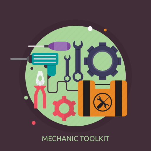 Drill, mechanic, mechanic toolkit, pliers, screwdriver, toolkit icon - Download on Iconfinder