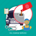car, change, mechanic, oil, oil change service, service, wrench