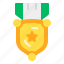 award, badge, honor, medal, shield 