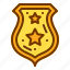 badge, honor, medal, police, shield, veteran 