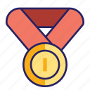 award, challenge, gold, medal
