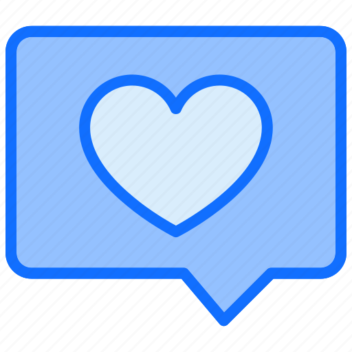 Chat, message, heart, like icon - Download on Iconfinder